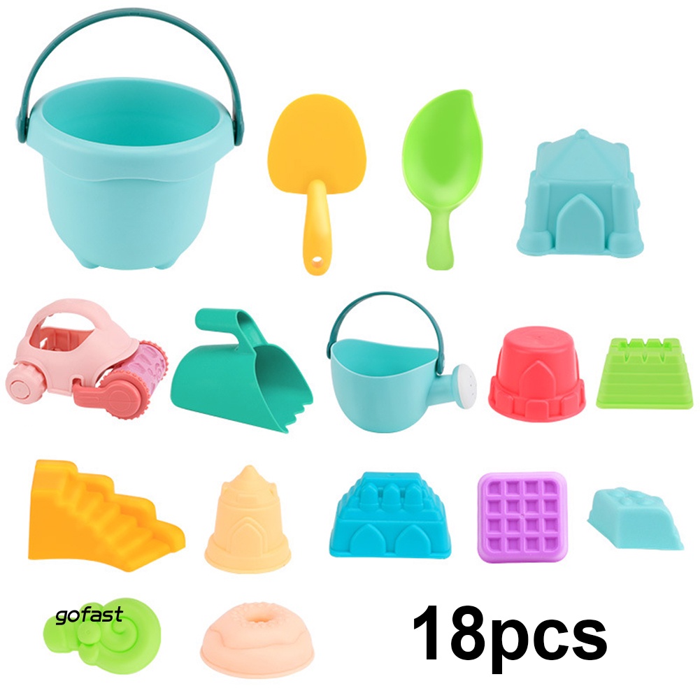 Set 18 / 25 Đồ Chơi Xây Lâu Đài Cát Cho Bé