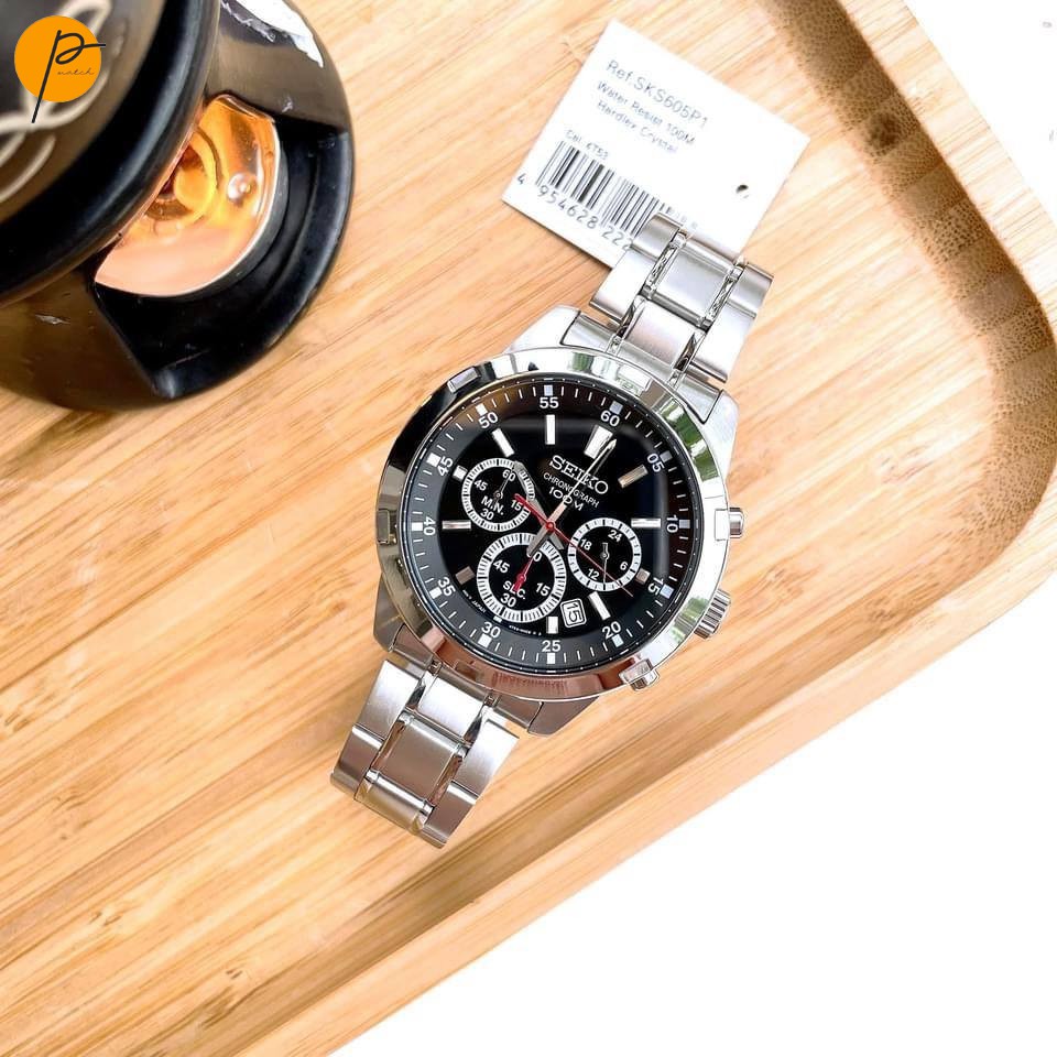 Đồng hồ nam seiko Chronograph SKS605P1 mạnh mẽ, thể thao