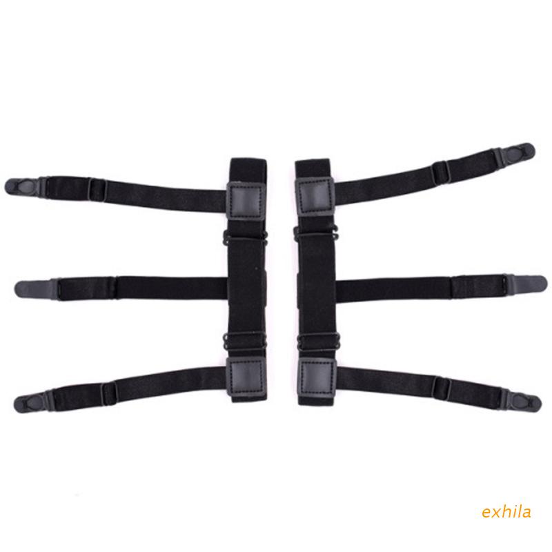 Set 2 dây đai kẹp quần áo co giãn chống trượt tiện dụng