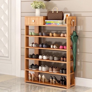 ❣️kệ đựng giầy dép gỗ 5 tầng có hộp đựng đồ tiện dụng