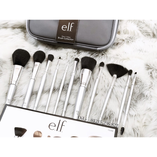 Set cọ elf Studio cán bạc 11 cây