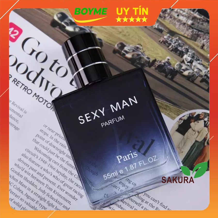 Nước Hoa Nam Giá Rẻ Thơm Lâu 4h SEXY MAN 55ml, Hương Thơm Tươi Mát, Lôi Cuốn, Sự Lựa Chọn Hoàn Hảo Dành Cho Phái Mạnh