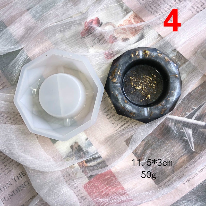 Khuôn Silicone Làm Gạt Tàn Thuốc Trang Trí Xe Hơi