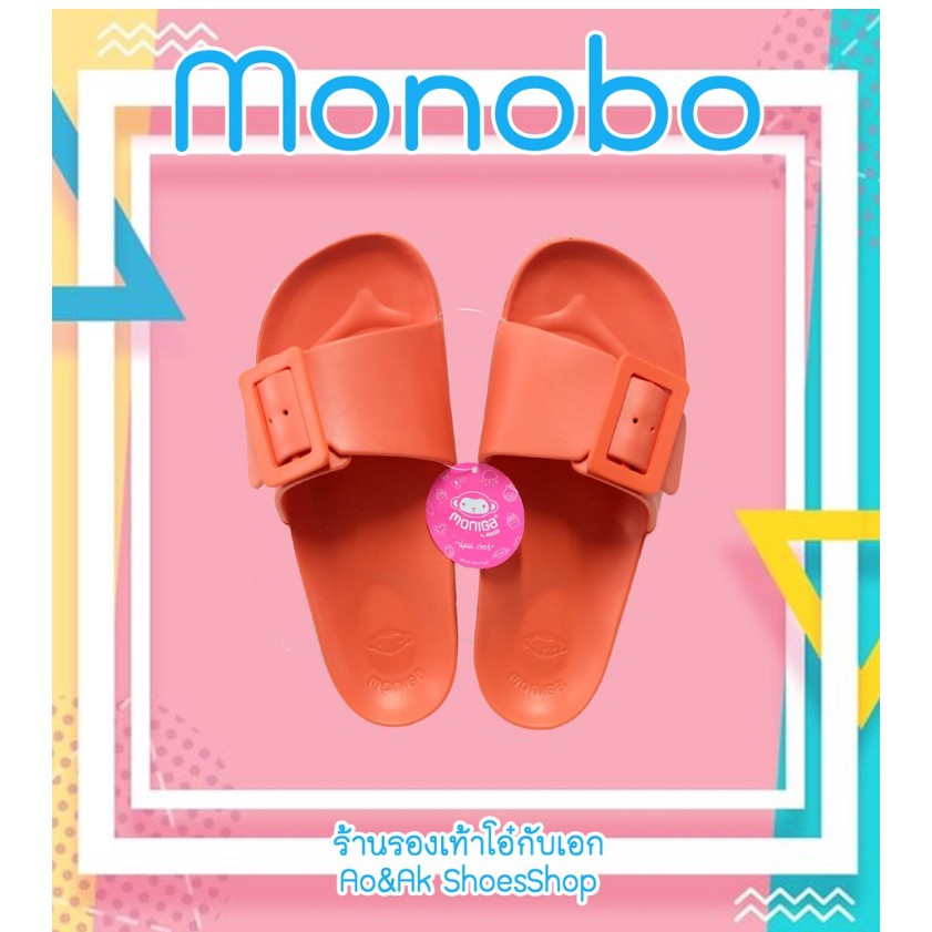 Dép Thái Lan Nữ Siêu Nhẹ Monobo Moniga 8.2 Khóa Vuông Chính Hãng (7 Màu)