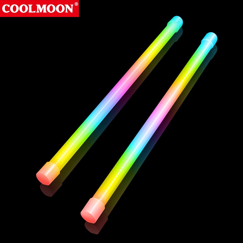Thanh led ARGB Coolmoon dài 30cm sáng 360 độ FULL MÀU đồng bộ Hub Coolmoon