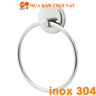 Vòng Treo Khăn Nhà Tắm Toliet Inox 304 Đế Tròn MV 667T