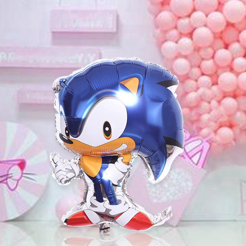 Bong bóng hình Sonic kích thước 73*54cm