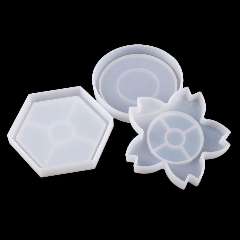 Khuôn Silicone Hình Đa Giác Làm Đồ Thủ Công|Dụng Cụ Thả Keo Dán Chuyên Dụng