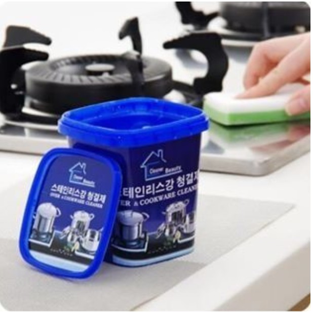 (TẨY CỰC MẠNH) - BỘT TẨY RỬA ĐA NĂNG HÀN QUỐC TẨY SIÊU SẠCH CÁC VẾT BẨN CỨNG ĐẦU - KEM ĐÁNH BÓNG XOONG NỒI LOẠI TỐT