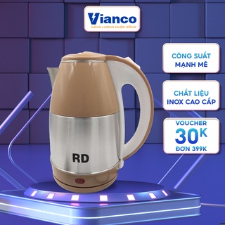 Ấm Đun Nước Siêu Tốc RẠNG ĐÔNG Chất Liệu Inox Cao Cấp 2 Lớp Chịu Nhiệt Tốt 1,8L