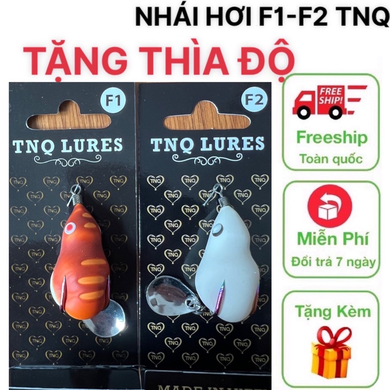 Nhái Hơi F1 &amp; F2 TNQ - Ngọc Trinh - Thanh Vân ( Chính Hãng ) Mồi Lure Lóc Sộp