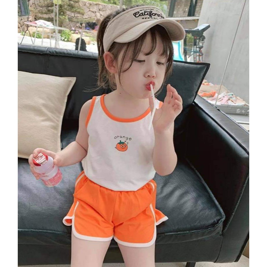 Lyvyshop - (Cotton SG chính phẩm) Bộ quần áo sát nách mẫu trái cây cho bé từ 09-30kg