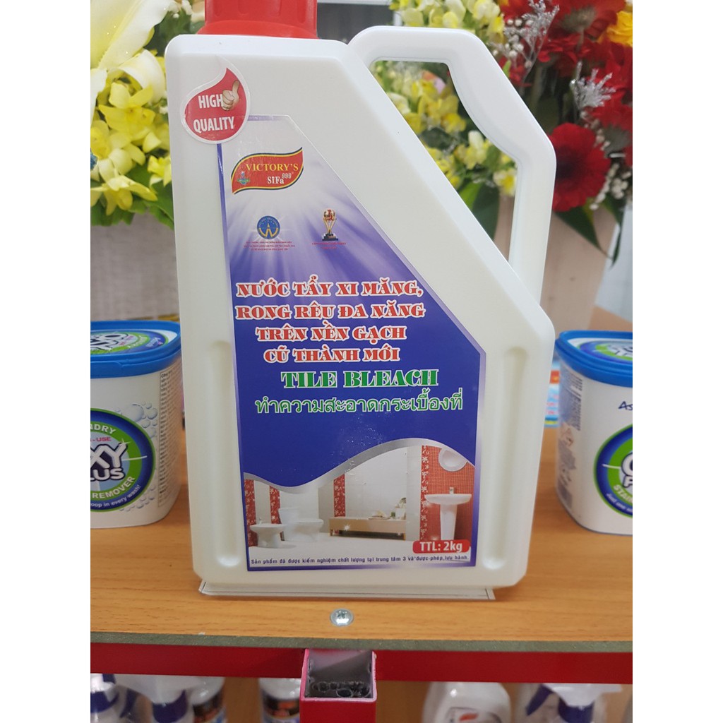 Nước Tẩy Gạch Xi Măng Sifa Cũ Thành Mới Cao Cấp - Tẩy Trên Nhiều Chất Liệu Siêu Nhanh Siêu Mạnh