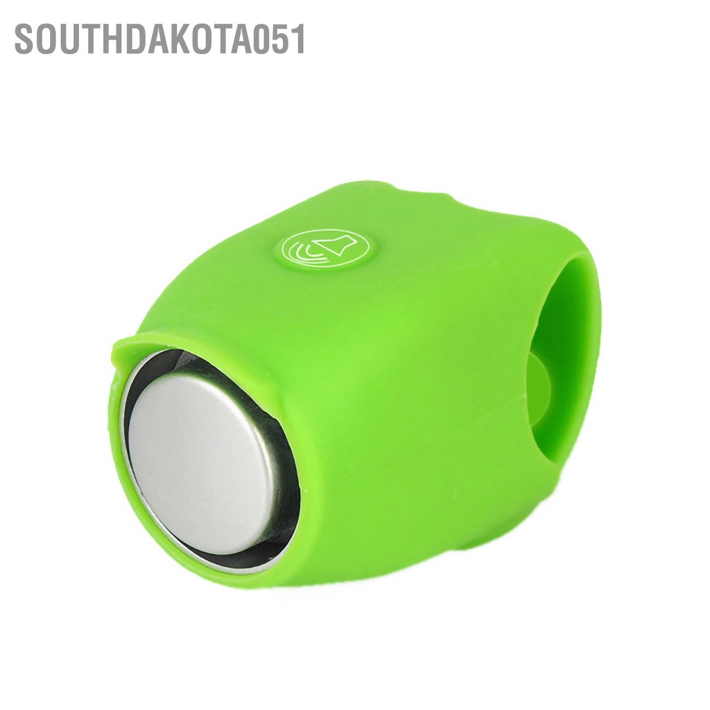 Southdakota051 Bicycle Handlebar Horn Bike Bell 120dB 5 Ringtones Switched Waterproof Silicone 10mAh Battery for Cycling