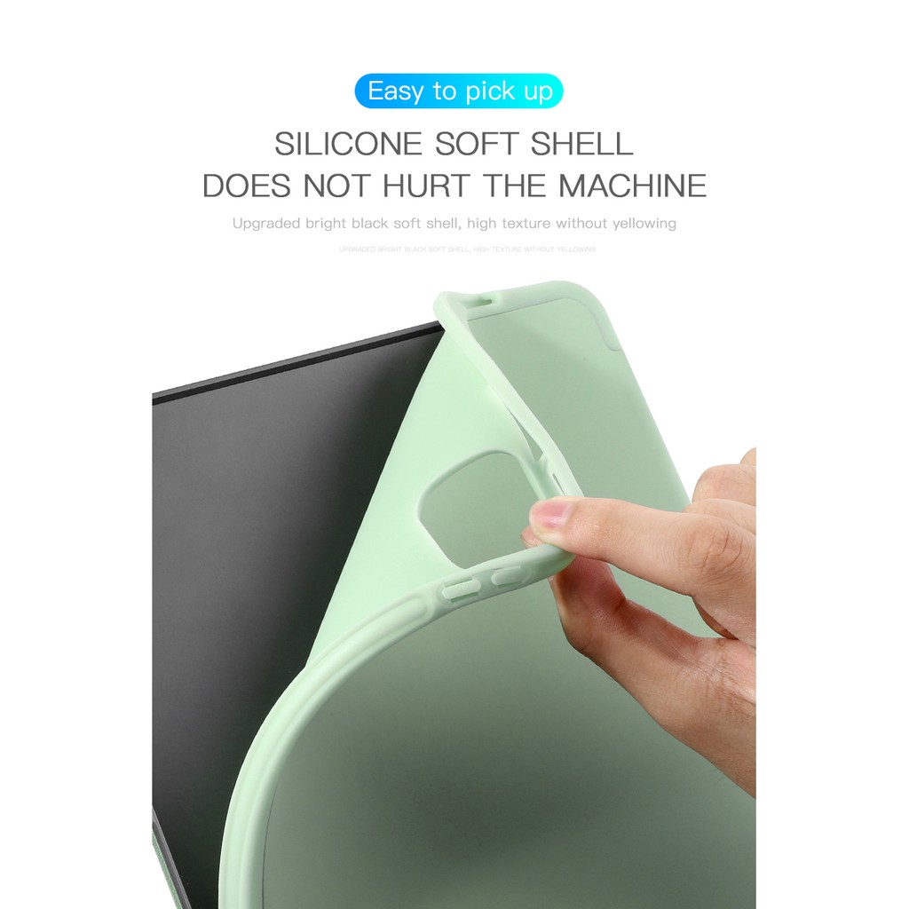Bao da cho iPad Air 4 10.9 2020 Pencil Holder Smart Case (Có khe cắm bút Apple Pencil).