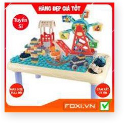 Đồ chơi bàn Lego vòng xoay khổng lồ-Trò chơi giải trí-tăng tư duy logic-montessori-học tập hiệu quả