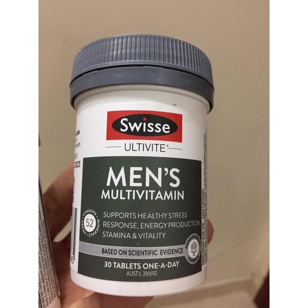 Viên Vitamin Swisse Men's dành cho nam giới 60v