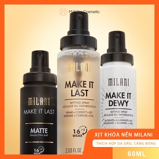 Xịt khóa nền Milani giữ lớp trang điểm 60ml