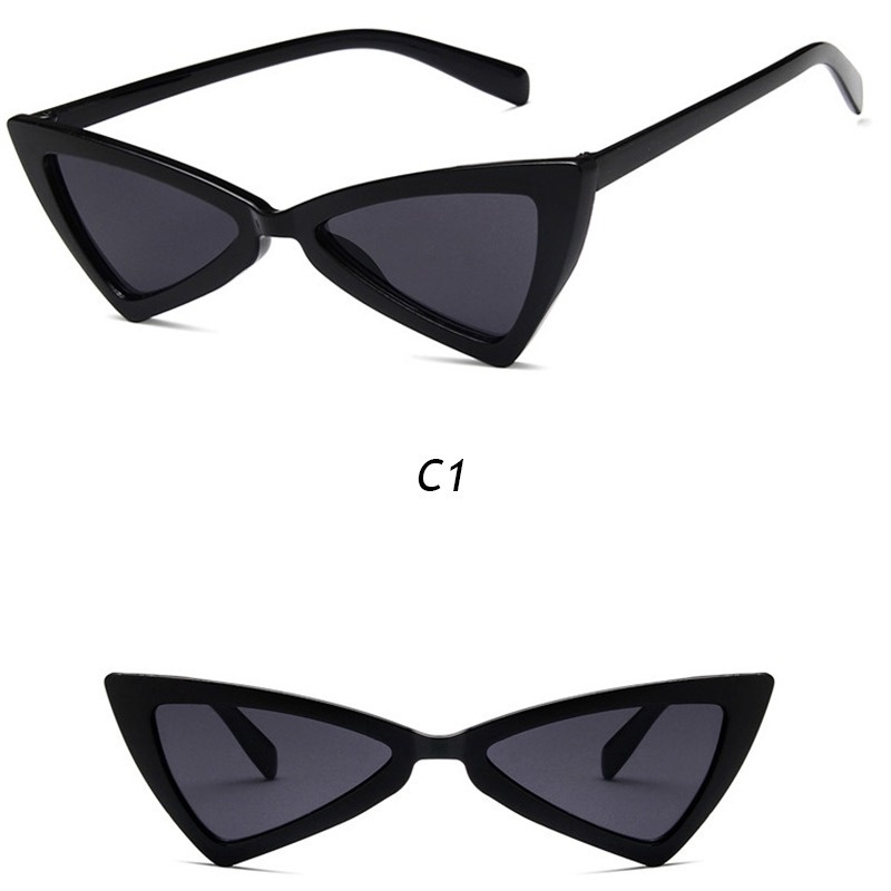 Kính Mát Mắt Mèo Tam Giác Phong Cách Hàn Quốc