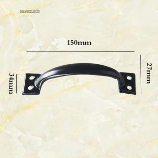 Hot Cabinet Black Rustic Style Retro Cast Iron Iron Cupboard Furniture Simple Drawer Wardrobe Home Kitchen Door Knob