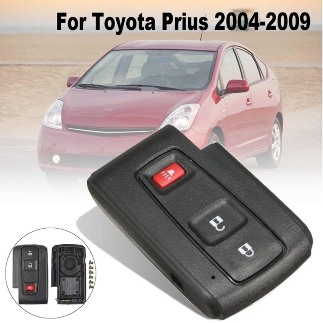 Vỏ khoá Thay Thế thông minh dành cho Xe chìa khóa thông minh Toyota Prius  3 nút