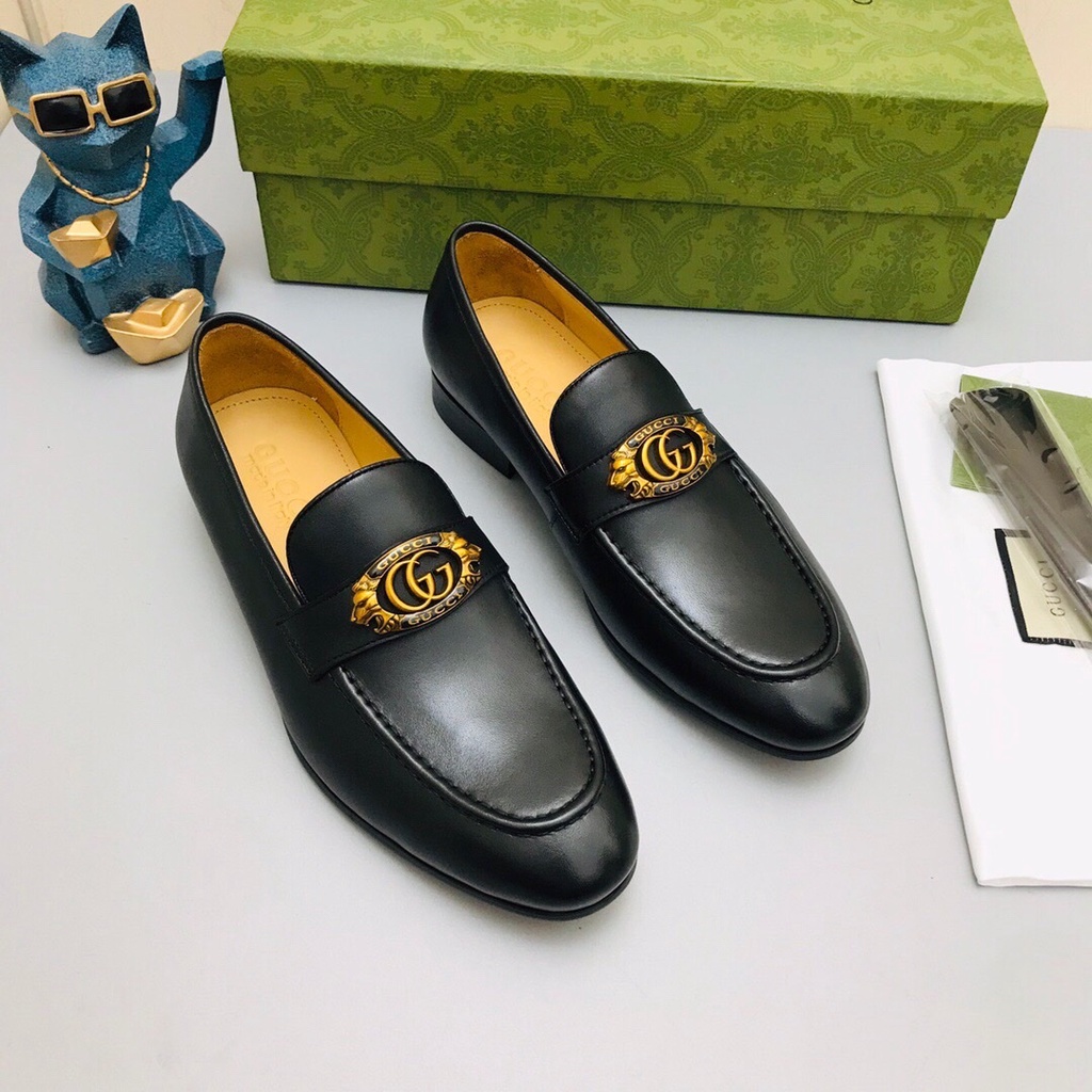 Giày Loafer ☀ FULLBOX BILL TÚI ☀ Gucci tag đồng fullbox [ Dota ]