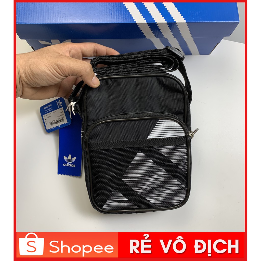 ⚡️ [ XẢ KHO, CÓ VIDEO ] Túi đeo chéo Adidas EQT Mini Bag - HÀNG XUẤT XỊN / FULL TAG / ẢNH THẬT