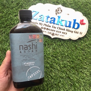 [Chính Hãng]Dầu Gội Chăm Sóc Tóc Ngăn Ngừa Rụng Nashi Argan Hairloss Energizing Shampoo 500ml