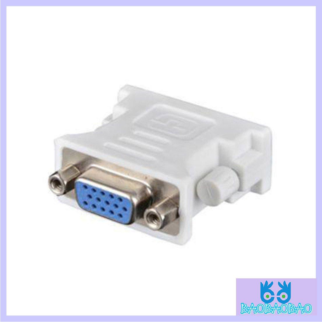 Đầu Chuyển Đổi Vga Sang Dvi D / 24 + 1 Pin Male Sang Vga Female