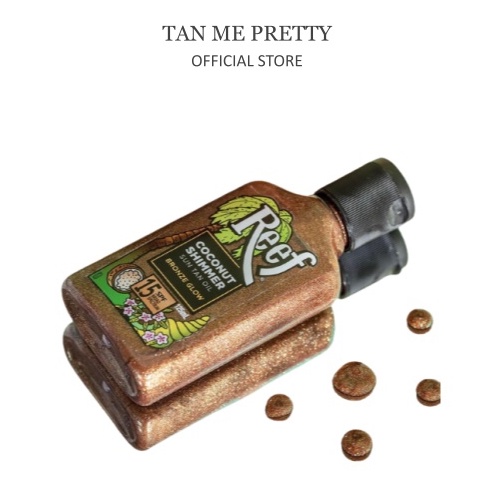 Dầu phơi nắng nâu nhũ bóng có chống nắng SPF15 Reef Australia Bronzing Shimmer Tanning Oil SPF15 -125ml