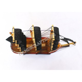 (Có video) Thuyền gỗ mini 20cm