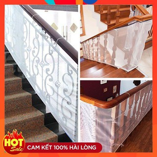 Lưới chắn cầu thang, chắn lan can, chắn ban công (1 bộ: 80cm x 3m)