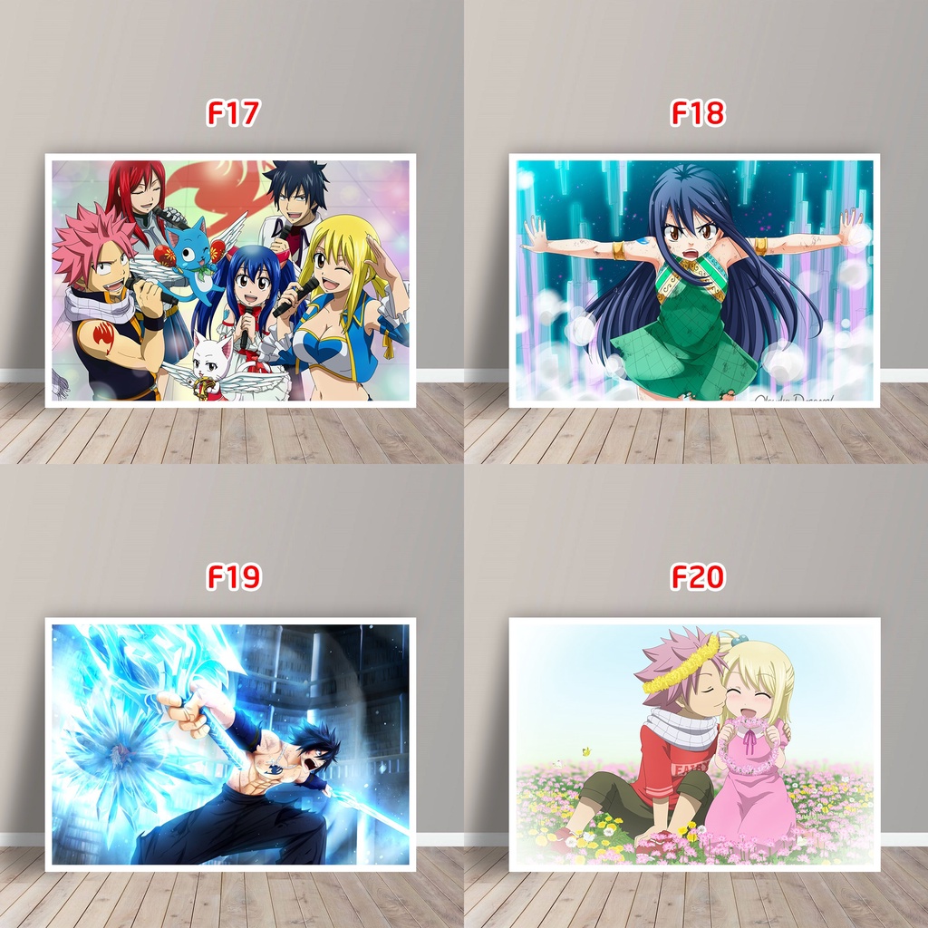 Tấm Postcard Cao Cấp Anime Fairy Tail