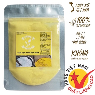 Bột Đắp Mặt Nạ Tinh Bột Nghệ/ chanh/khổ qua/than tre/ngọc trai/cám gạo sữa non Handmade 50g