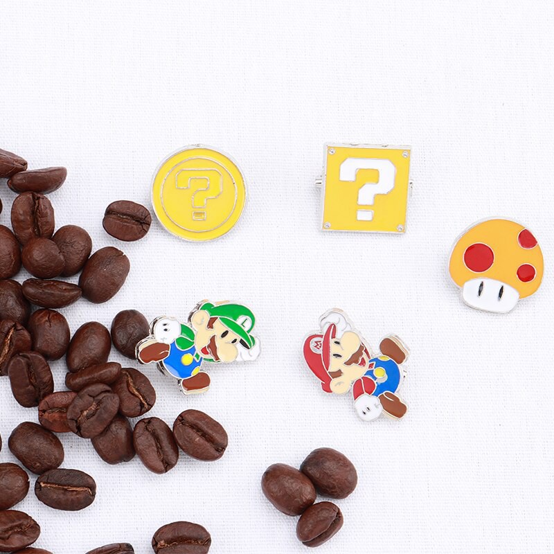 Pin cài áo nấm Super Mario - GC130
