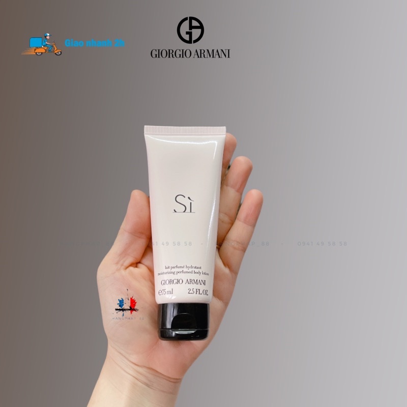 Dưỡng thể Giorgio Armani Sì Perfumed Body Lotion 75ml unbox sẵn hàng |  Shopee Việt Nam