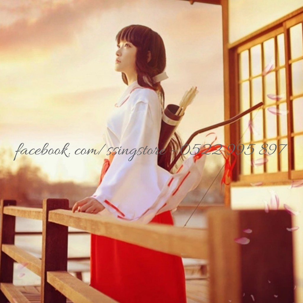 Set COSPLAY Nữ Pháp Sư Kikyo anime INUYASHA