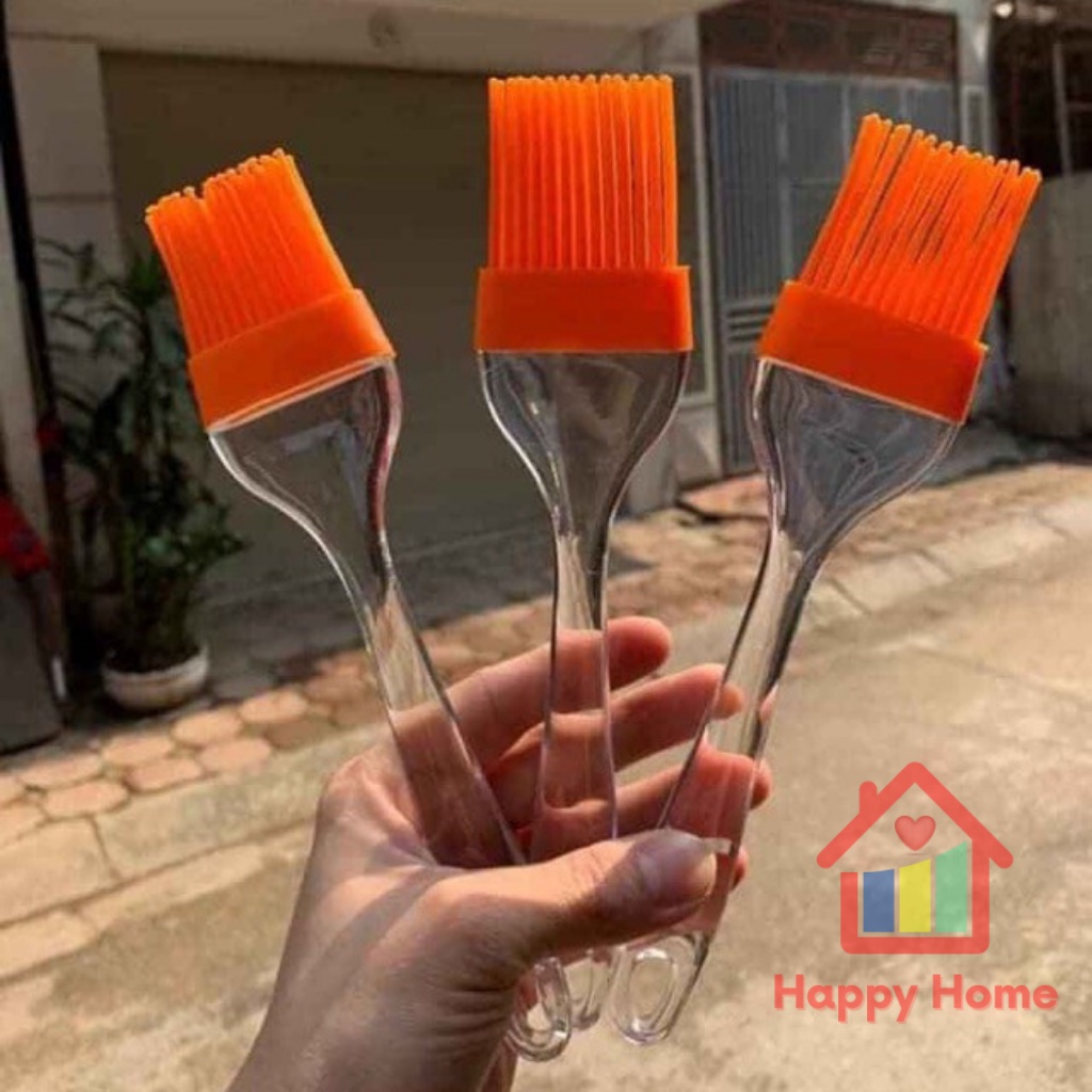 Chổi phết dầu ăn, chổi quét dầu ăn silicon chuyên dụng cho nồi chiên không dầu Happy Home