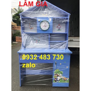 [Mã LIFEBKA5 giảm 10% tối đa 1 Triệu đơn 500k] bàn học sinh có kệ sách 1m mẫu mái nhà