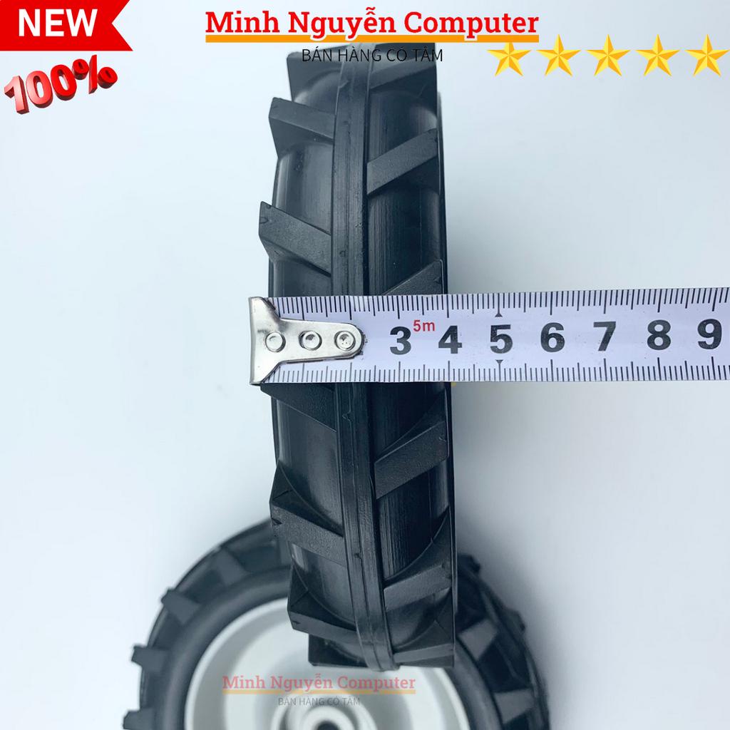 [Thanh Lý] Bánh xe đẩy hàng, xe nước mía, đường kín 19cm cao su đúc, hàng nhập khẩu canada - Minh Nguyễn