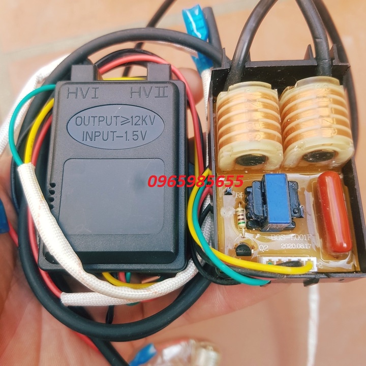 IC Điện Tử Đánh Lửa Bếp Gas âm dương 2 lò  ic dánh lửa 1,5v