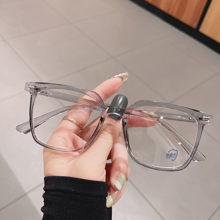 Gọng kính cận vuông VIENDO tròng đổi màu chống ánh sáng xanh Hàn Quốc màu sắc thời trang cho nam nữ
