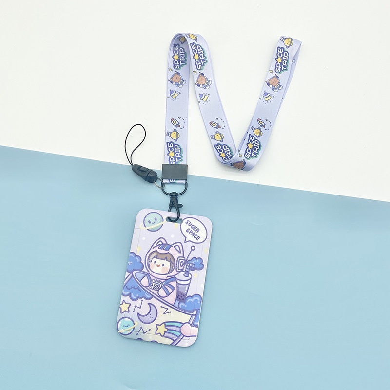 Bao Đựng Thẻ Hình Phi Hành Gia Hoạt Hình