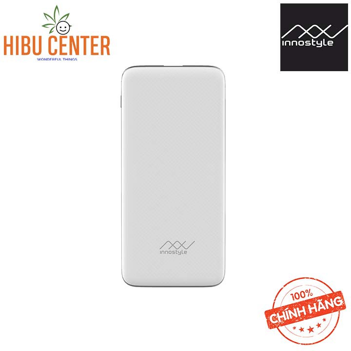 [Tinh Tế] Pin Sạc Dự Phòng Innostyle Powergo Pro 10000Mah PD 18W + QC3.0 18W IP18PDWHT - Follow HIBUCENTER Giảm 5%