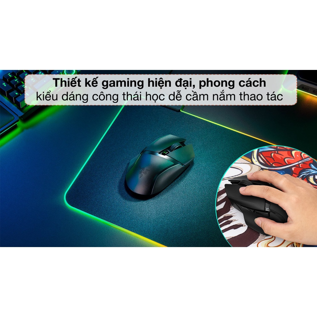 Chuột không dây Gaming Razer Basilisk X HyperSpeed - Hàng Chính hãng