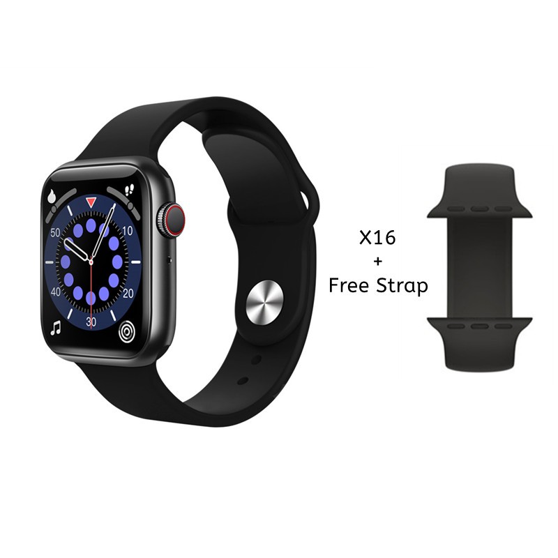 Đồng hồ thông minh SMART WATCH X16  Màn Cong 2.5D Bluetooth 3.0 4.0, Đo nhịp tim, Nghe gọi -  VIETPHUKIENHN