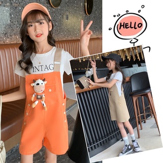 Yếm quân bé gái lớn (3 - 12 tuổi)  ☑️ Quần yếm size đại 25-35kg☑️ thời trang bé gái sang trọng ☑️ mặc đẹp tết 2020