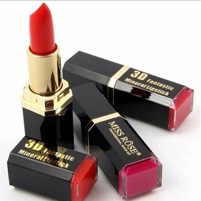 Son Sáp Tông Đỏ Miss Rose 3D