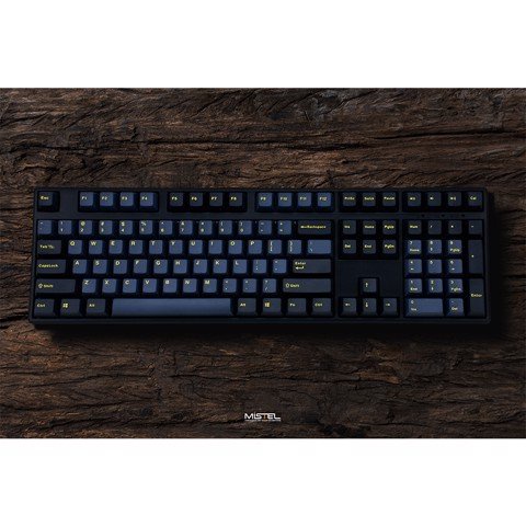 Bàn Phím Cơ Không Dây Chính Hãng MISTEL Sleeker X-VIII Glaze Blue BLUETOOTH Cherry MX Bảo Hành 24 Tháng