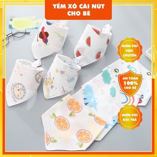 Yếm cổ xô cài nút cho bé